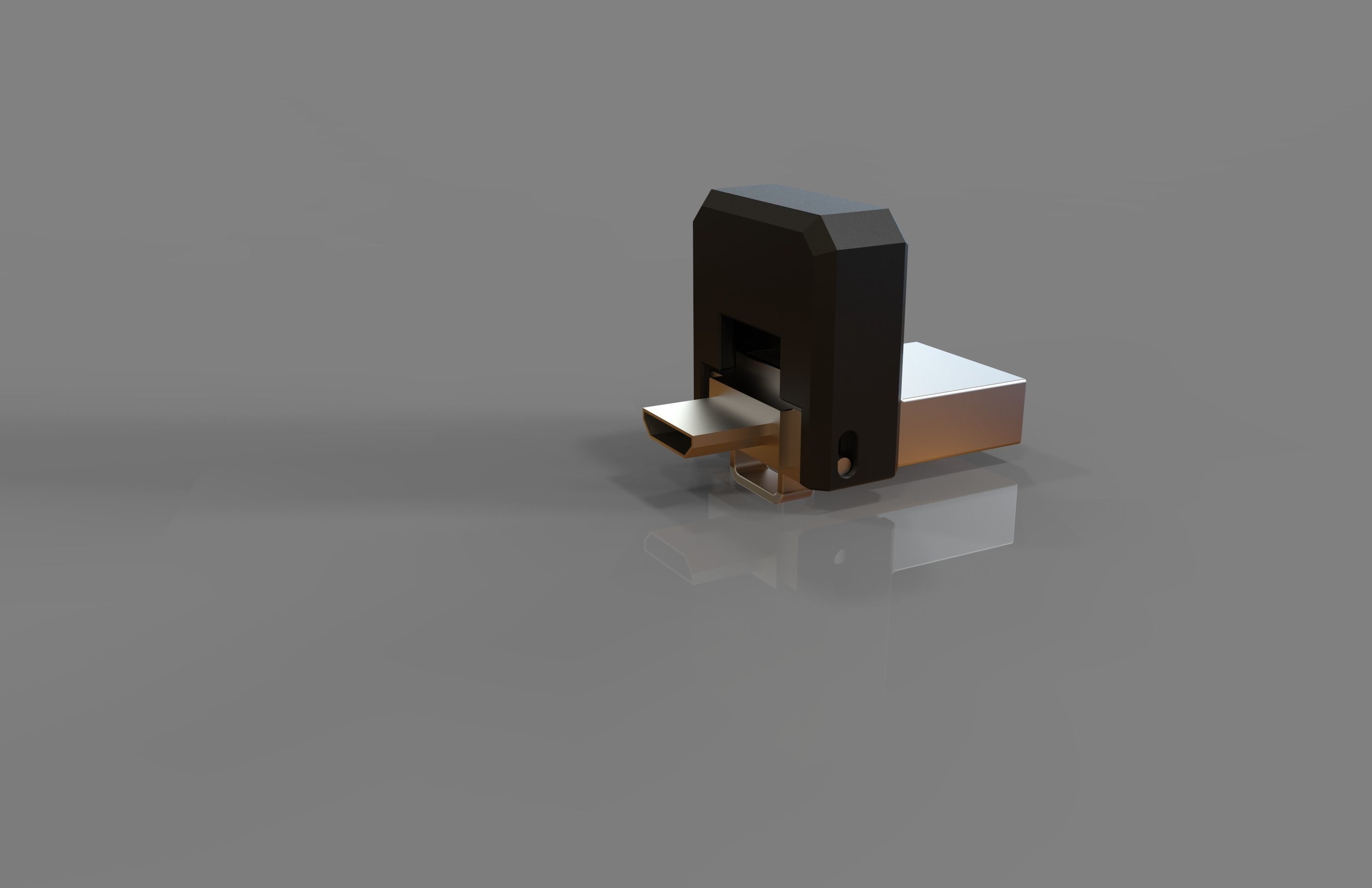 USB flash drive and SD memory 3D model_6
