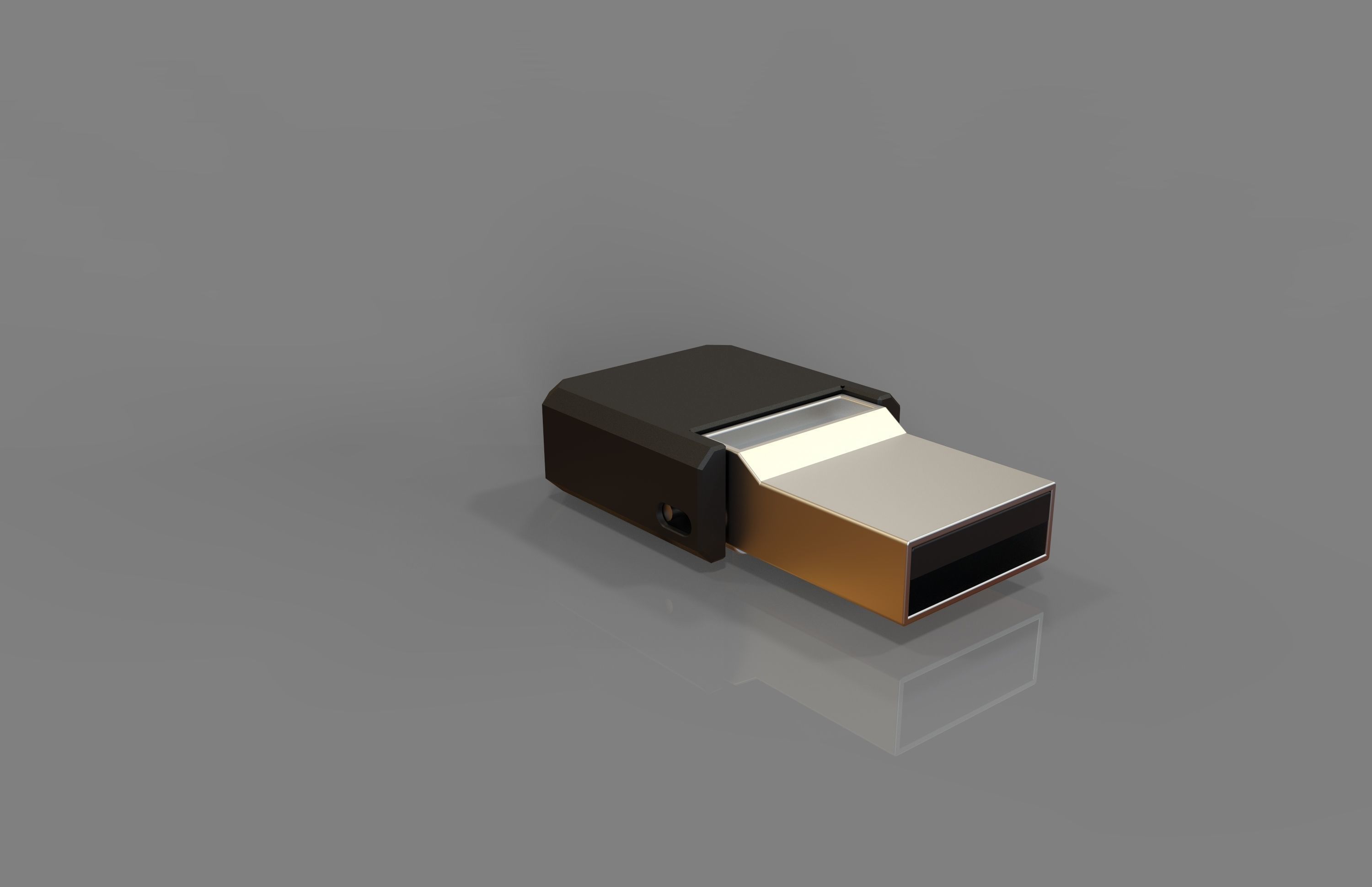 USB flash drive and SD memory 3D model_7
