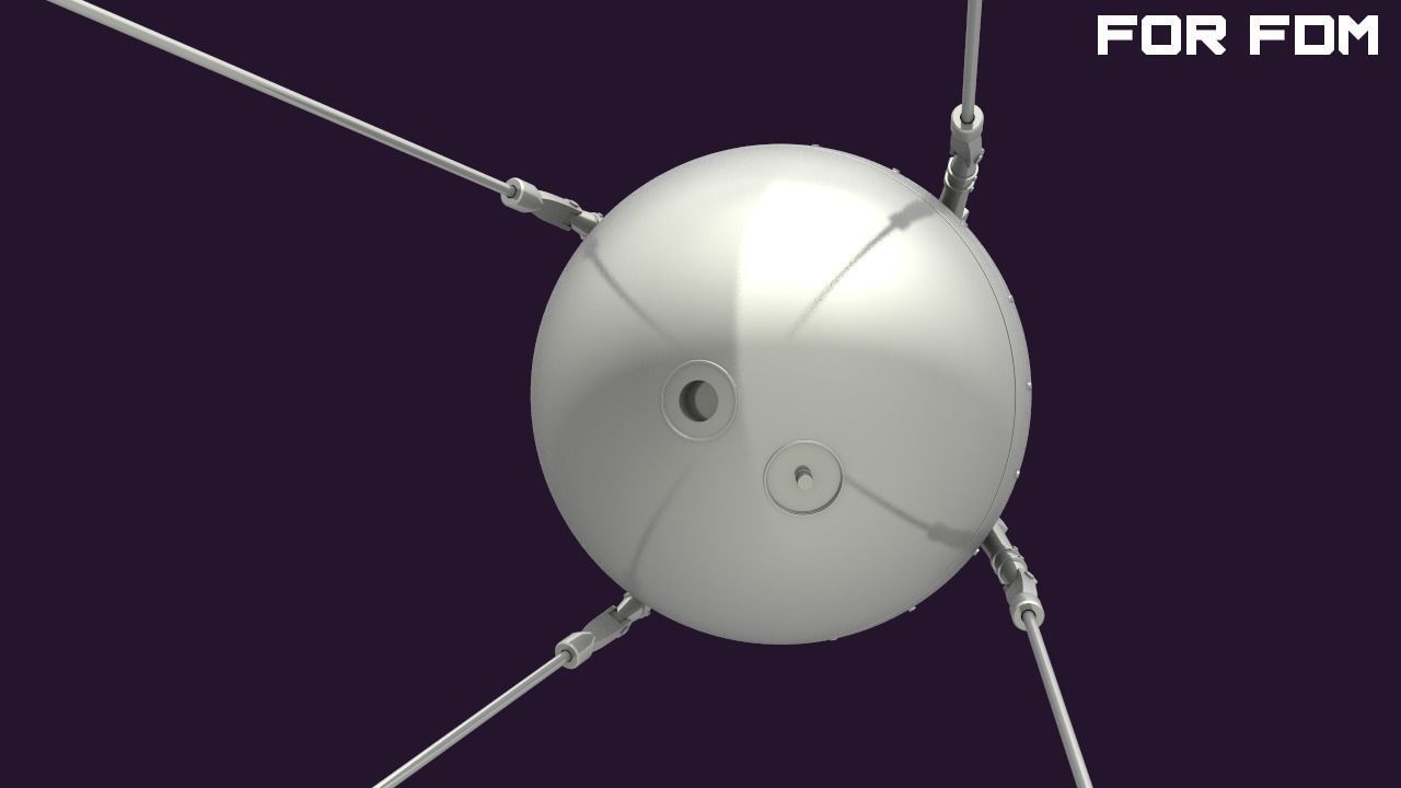 Sputnik - 1 for FDM printers  3D print model_13