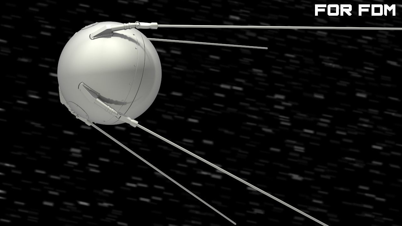 Sputnik - 1 for FDM printers  3D print model_4