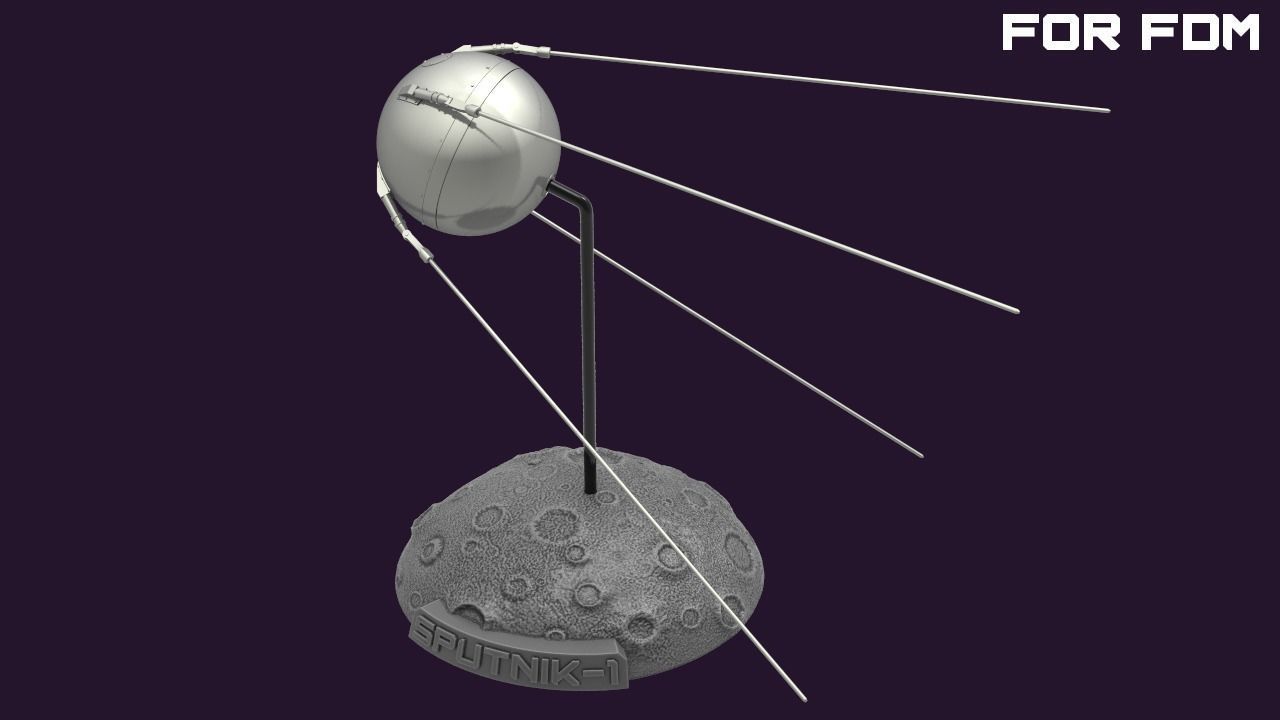 Sputnik - 1 for FDM printers  3D print model_18