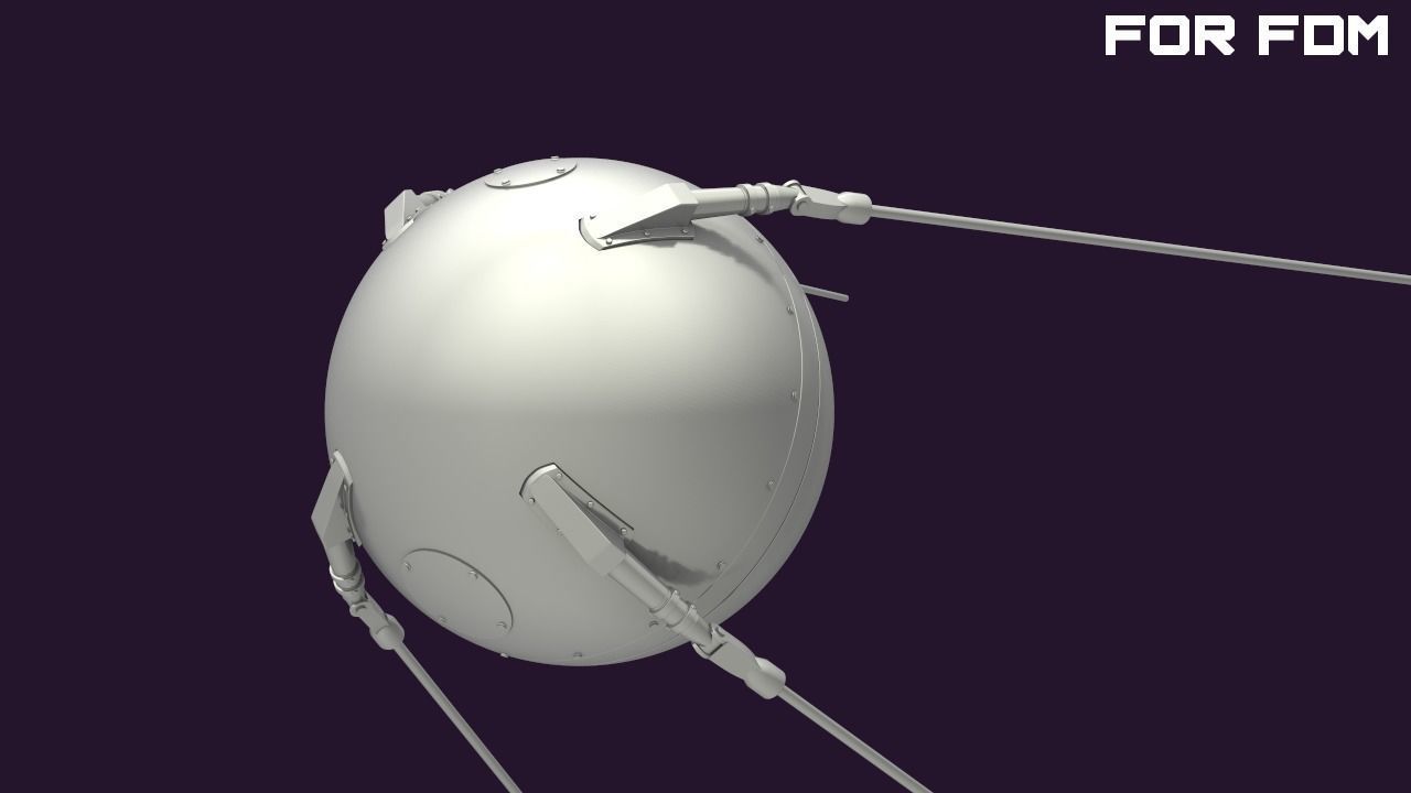 Sputnik - 1 for FDM printers  3D print model_6