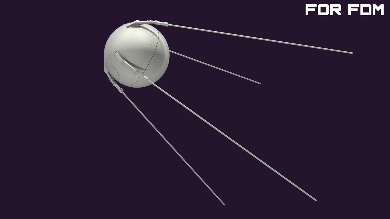 Sputnik - 1 for FDM printers  3D print model_19