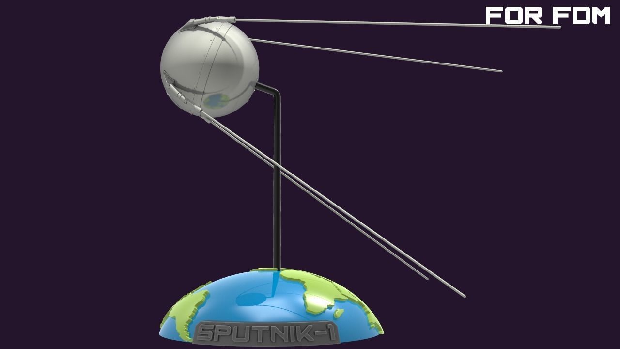 Sputnik - 1 for FDM printers  3D print model_7