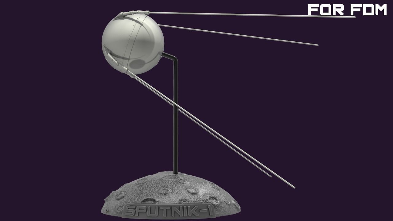Sputnik - 1 for FDM printers  3D print model_10