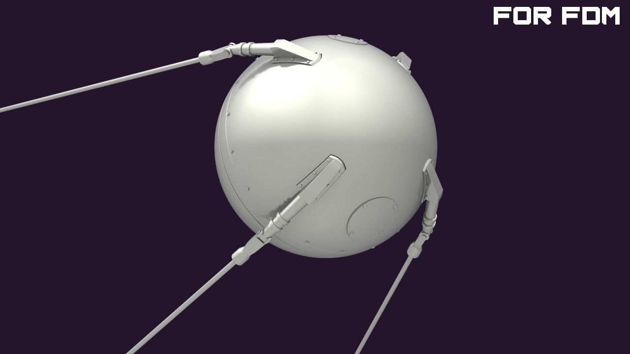 Sputnik - 1 for FDM printers  3D print model_17