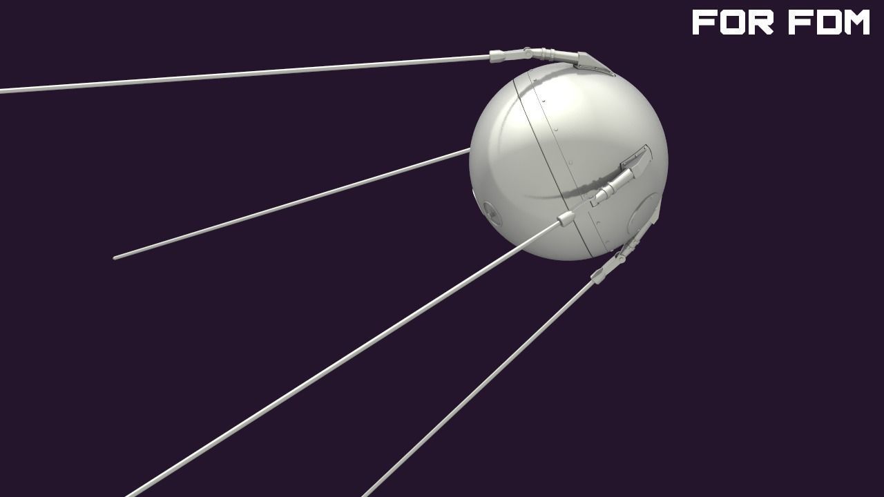 Sputnik - 1 for FDM printers  3D print model_16