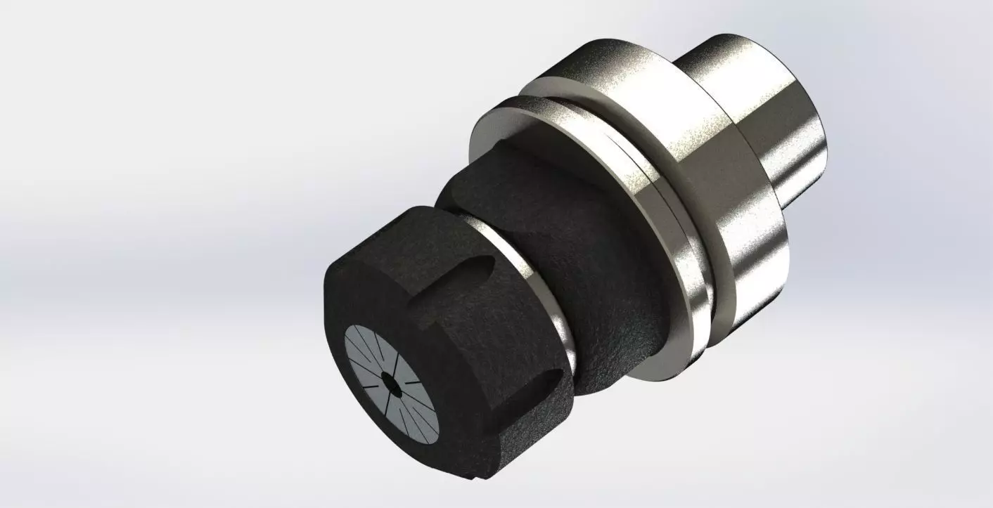 Tekna tool holder HSK 63 Free 3D model