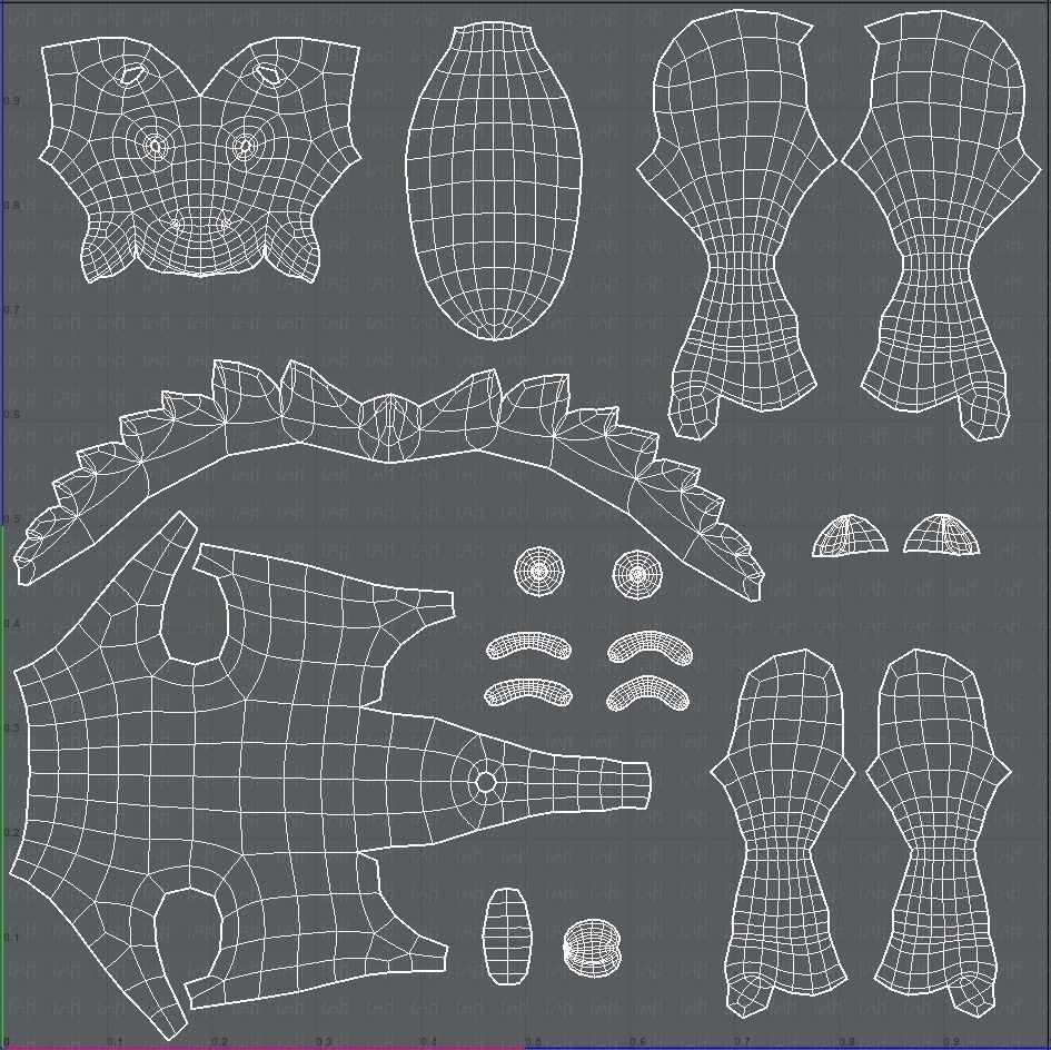 Horse V01 Low-poly 3D model_43