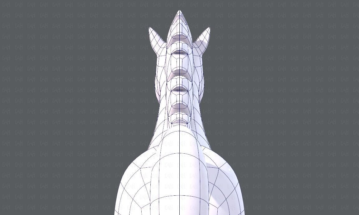 Horse V01 Low-poly 3D model_29