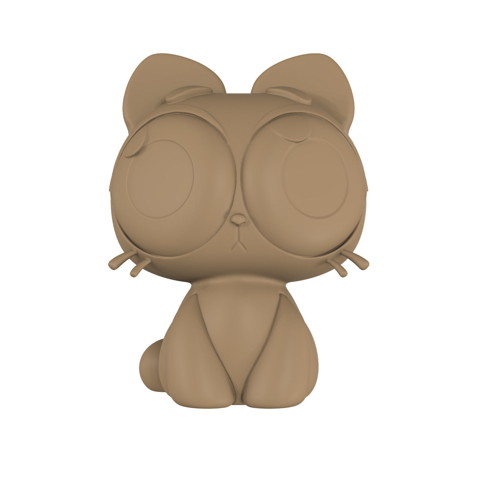 Cartoon Cat Taffi 3D print model_1