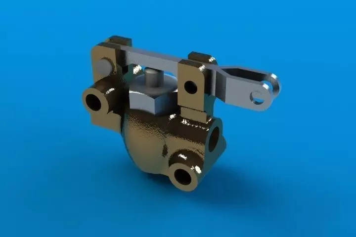 Poppet Valve Free 3D model