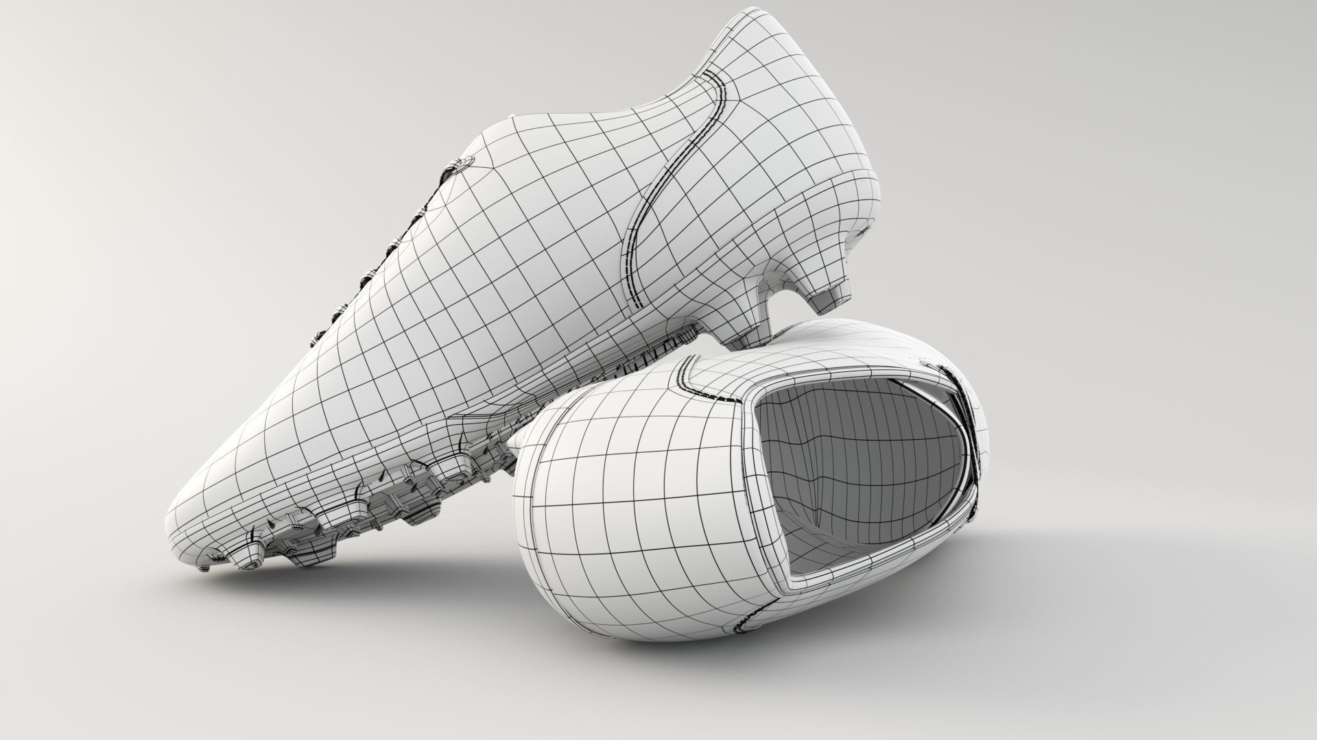 Soccer Shoe 3D model_11