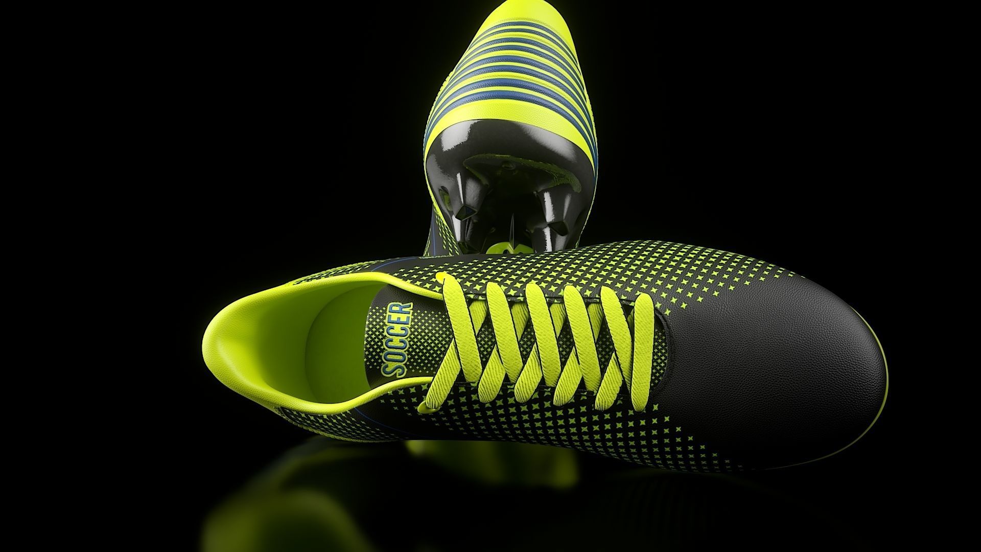 Soccer Shoe 3D model_14