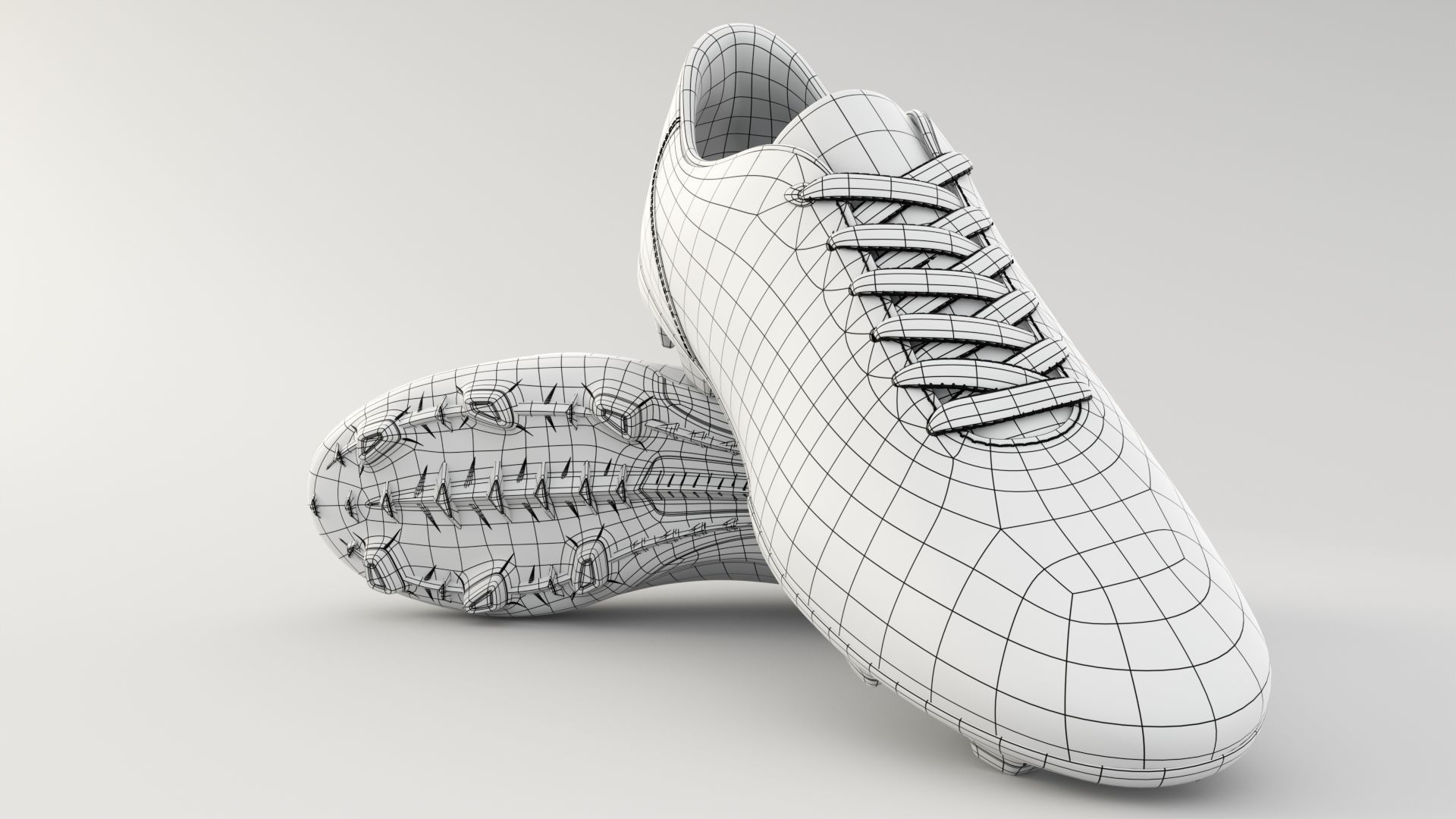 Soccer Shoe 3D model_5