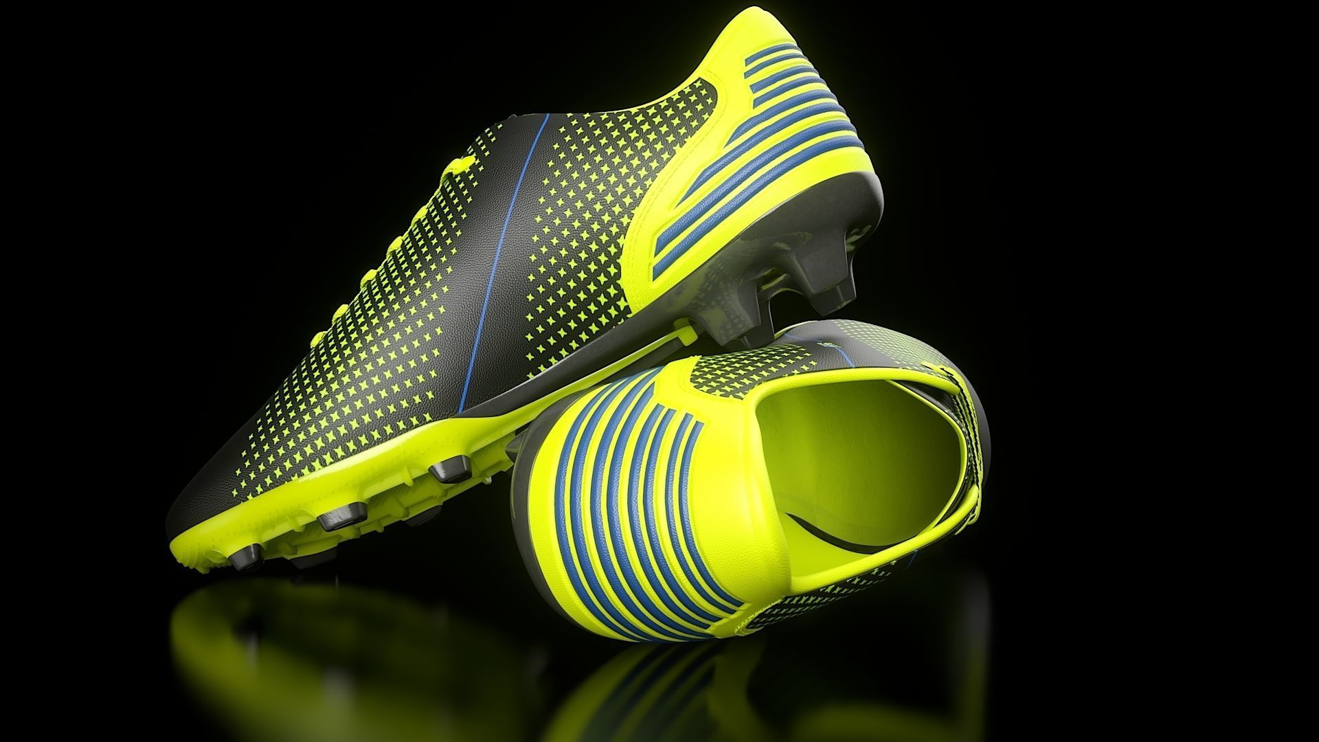 Soccer Shoe 3D model_10