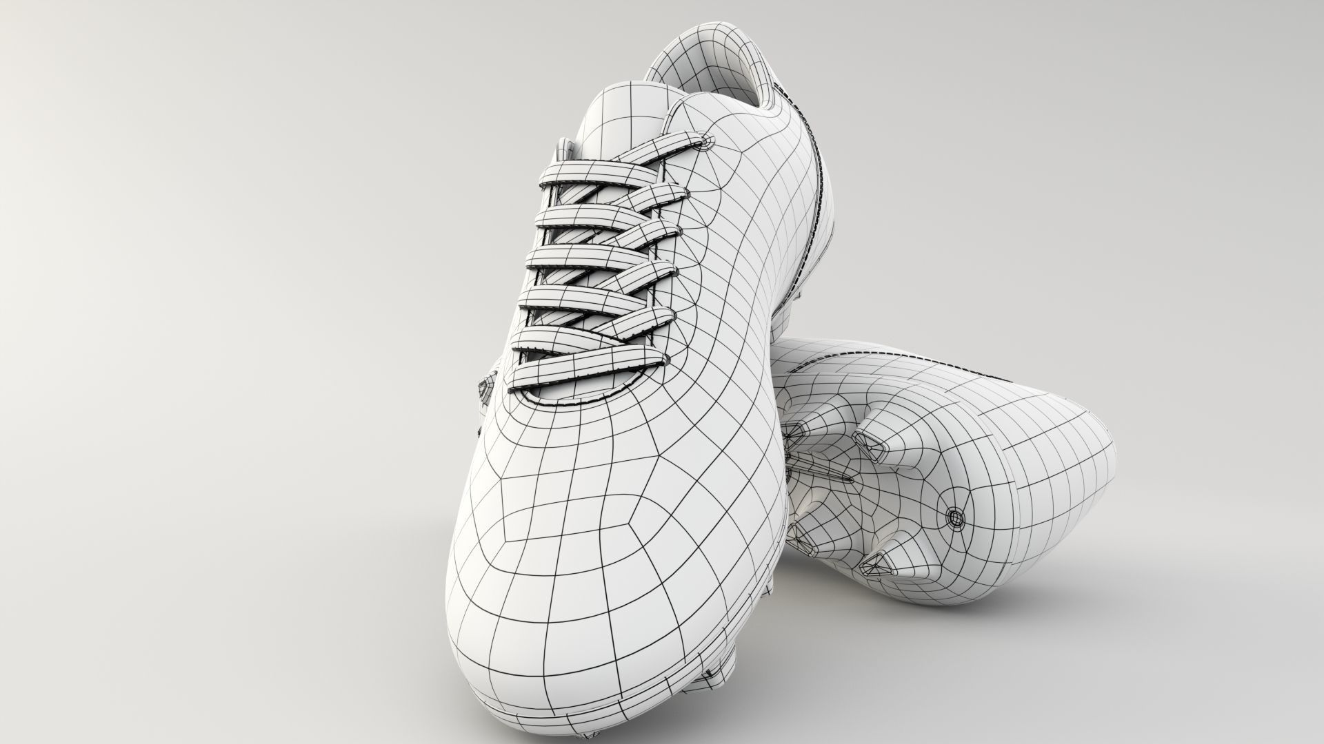 Soccer Shoe 3D model_7