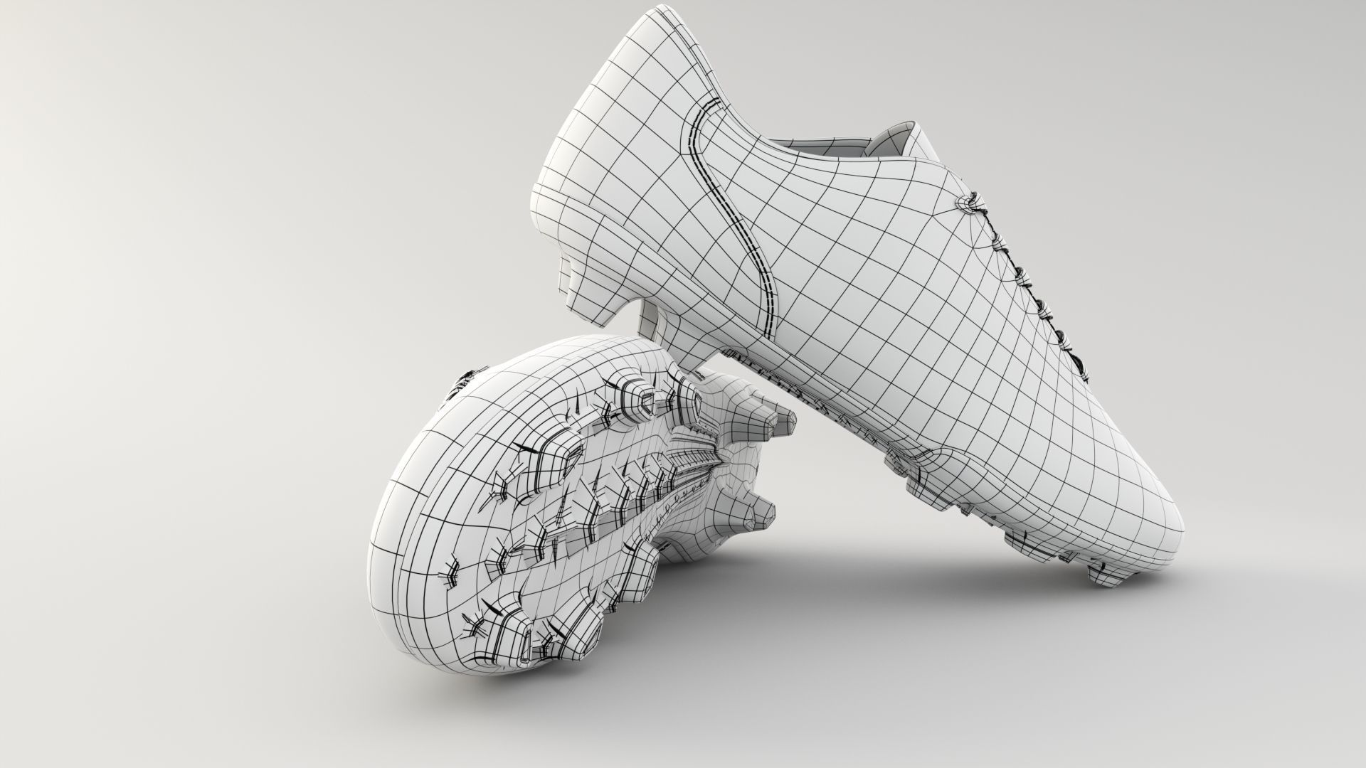 Soccer Shoe 3D model_19