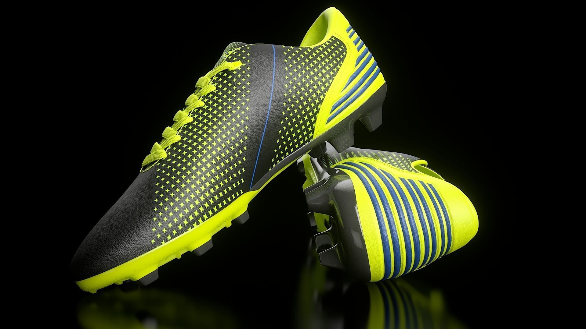 Soccer Shoe 3D model_8