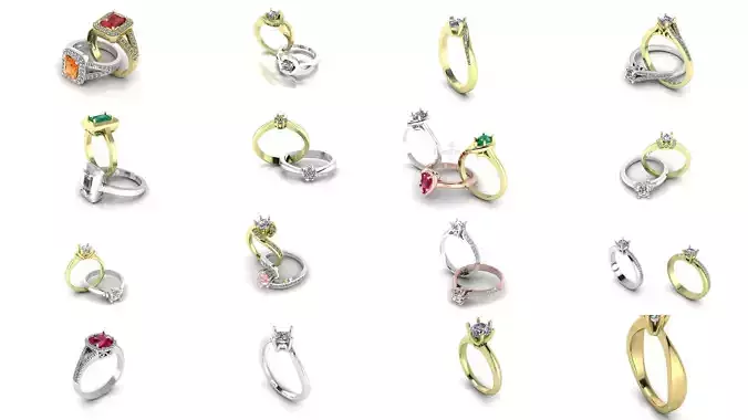 Engagemt Ring Collection High Quality models 