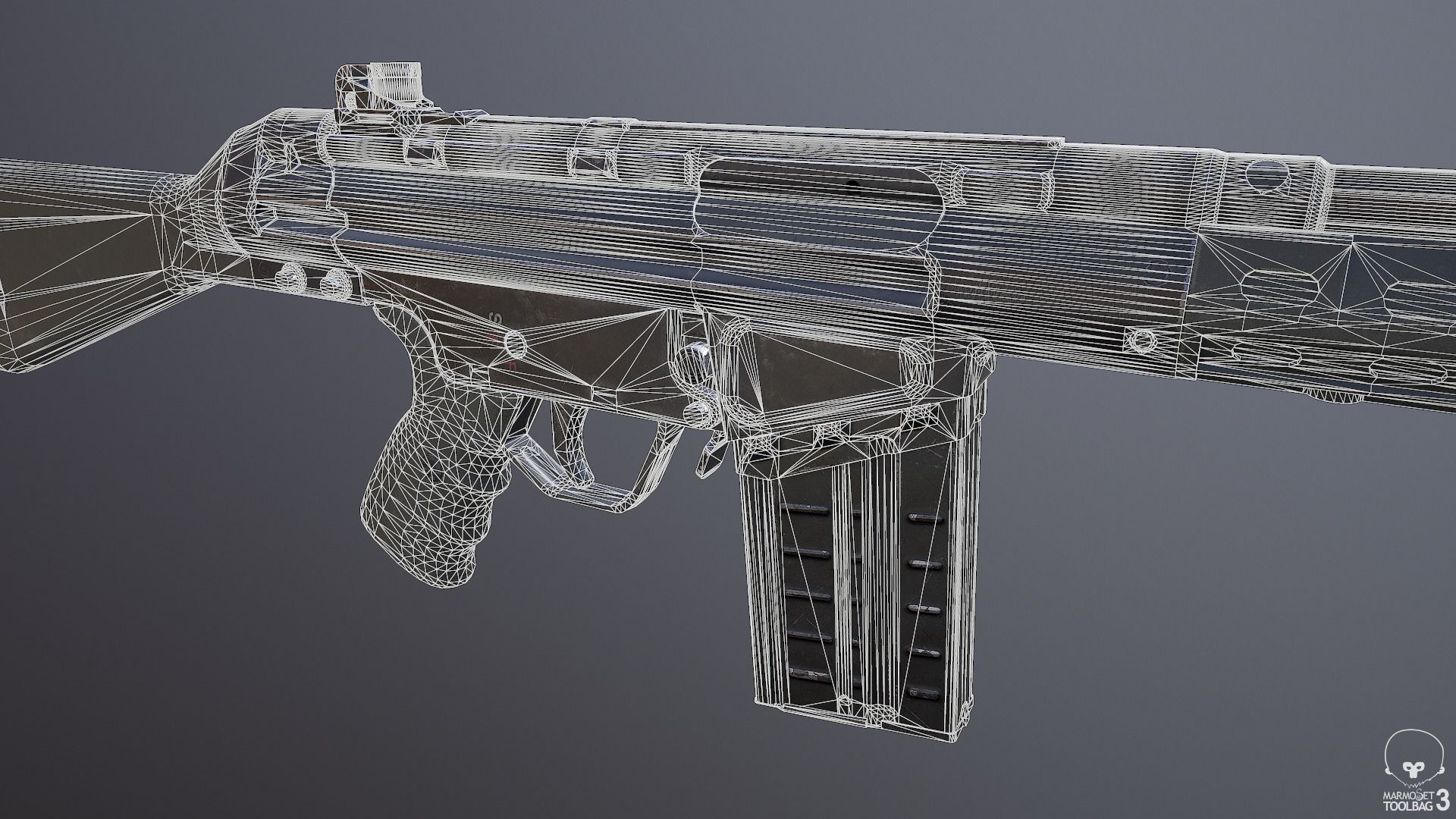 3D model G3A3 Rifle VR / AR / low-poly | CGTrader