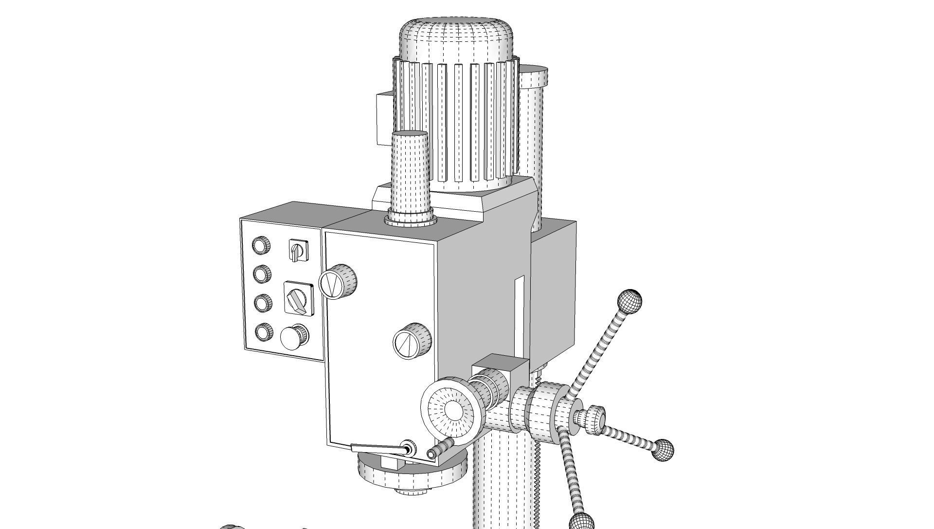 Milling Machine 3D model_16