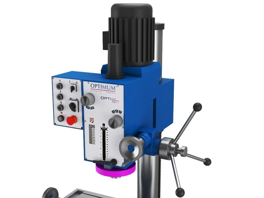 Milling Machine 3D model_8