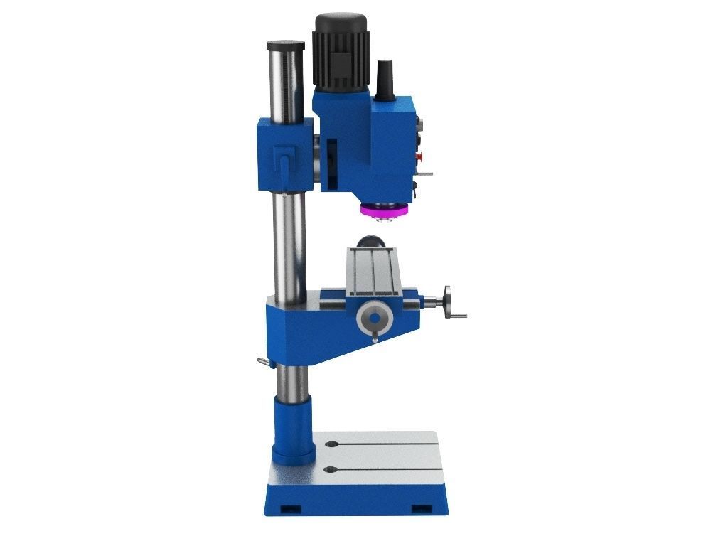 Milling Machine 3D model_7