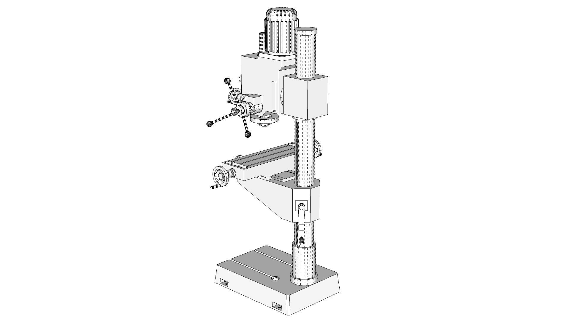 Milling Machine 3D model_14