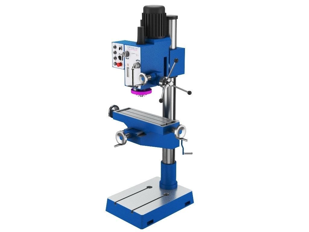 Milling Machine 3D model_2