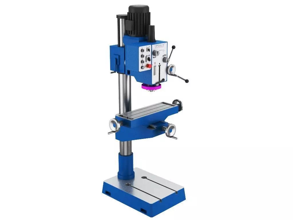 Milling Machine 3D model_0