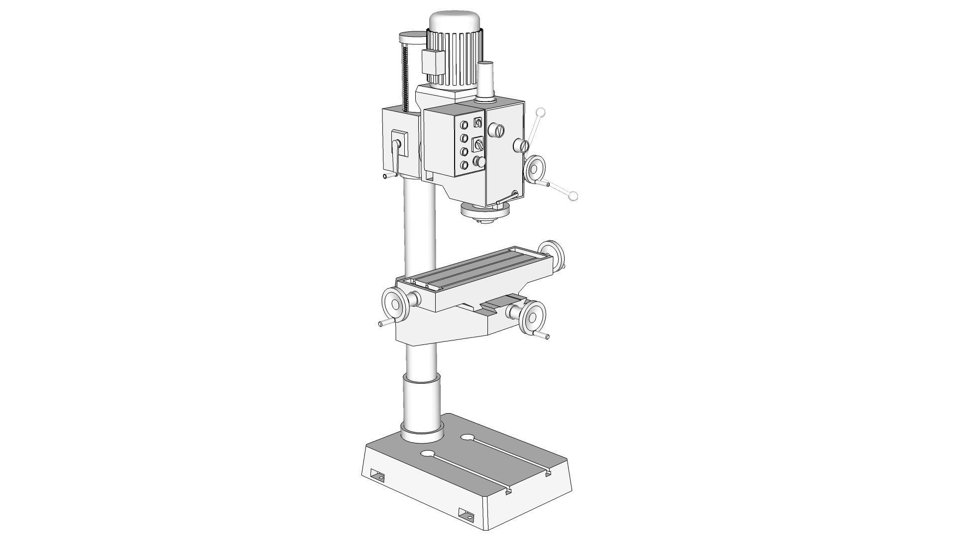 Milling Machine 3D model_11