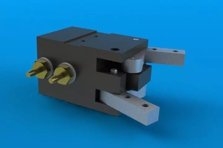 Angular Gripper Free 3D model_0