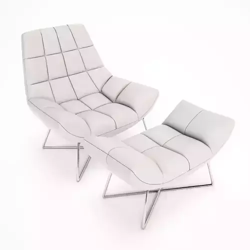 Canio Leather Occasional Armchair