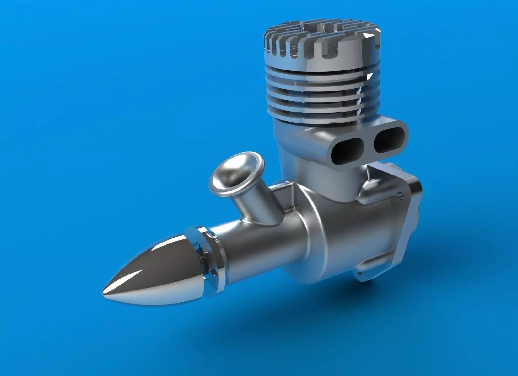Model Airplane Engine Free 3D model