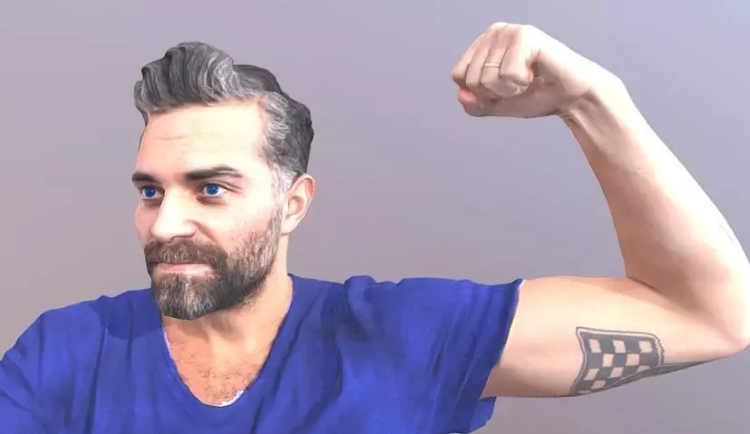 Cool Dude 3D model
