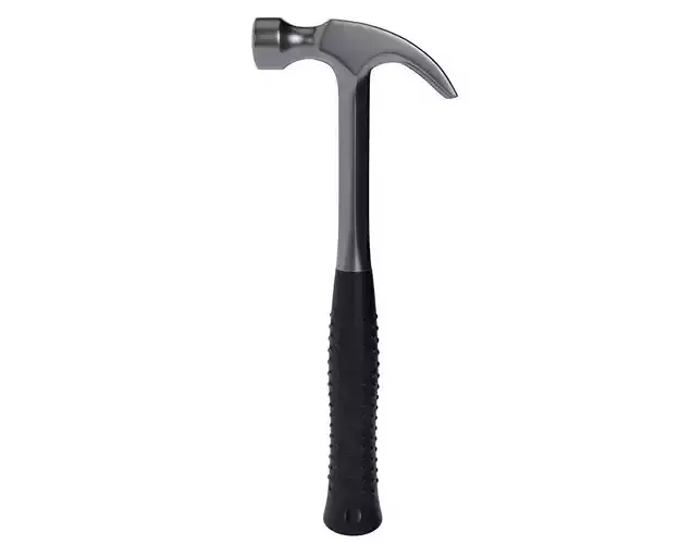 Regular claw hammer 3D model