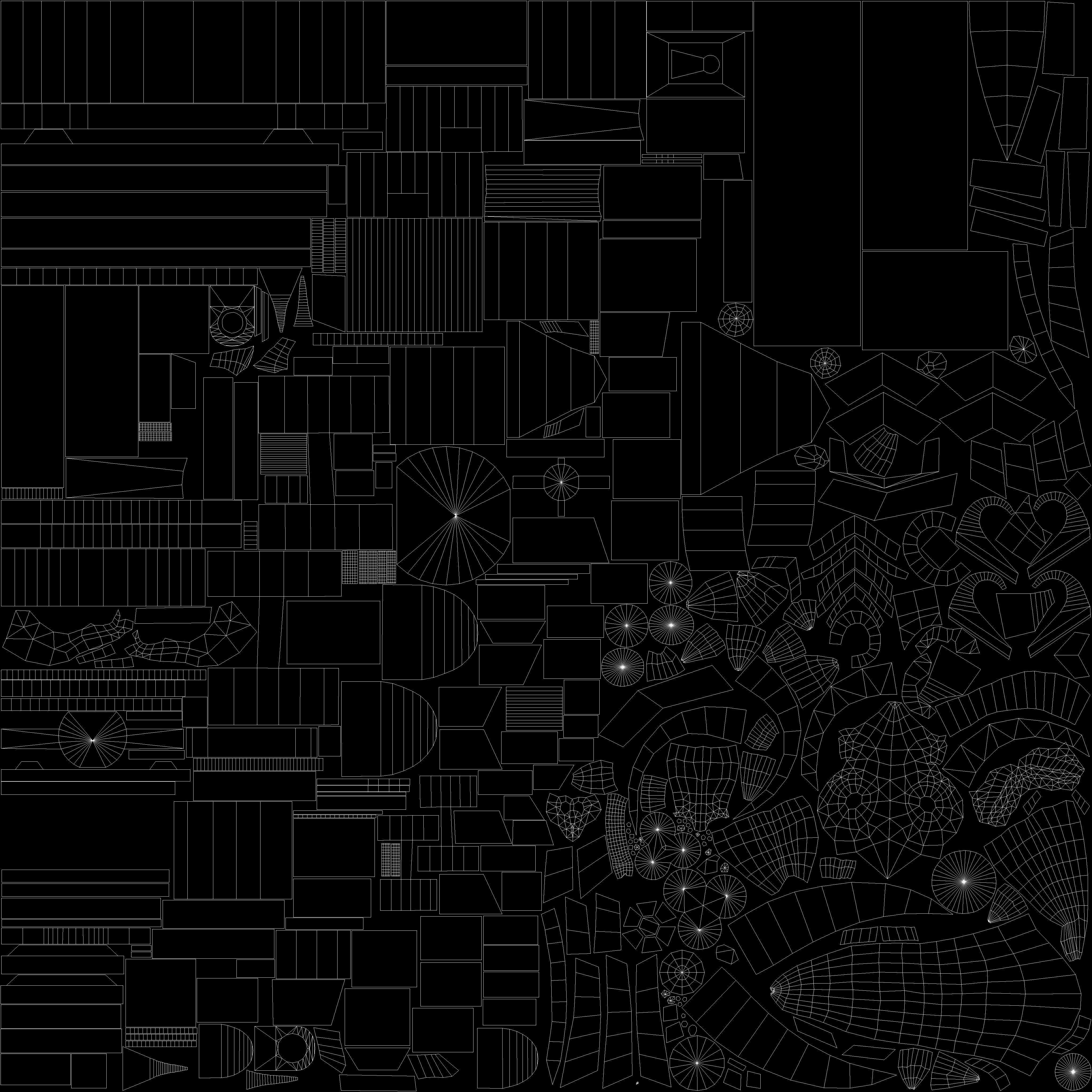 fantasy chest and ingot Low-poly 3D model_53