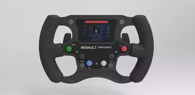 Formula Renault 2000 2015 steering wheel 3D model