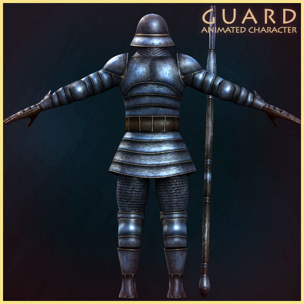City Guard 3D model_7