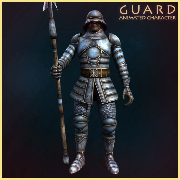 City Guard 3D model_14