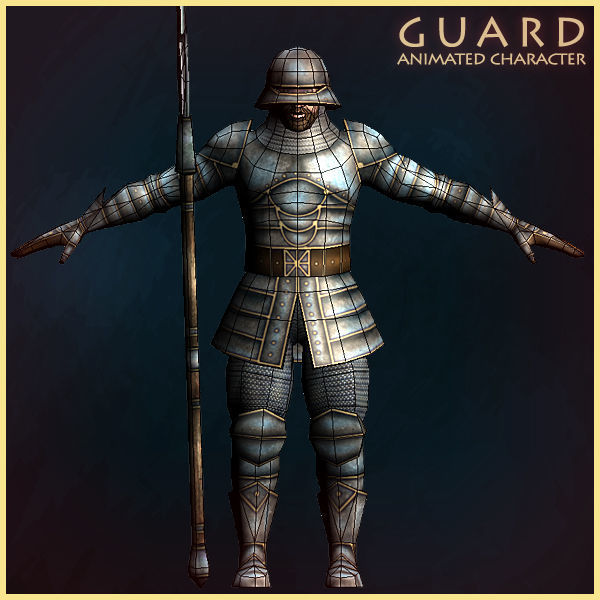 City Guard 3D model_16