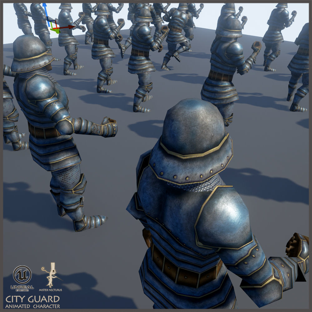 City Guard 3D model_5