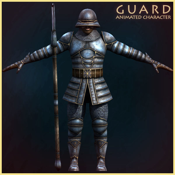 City Guard 3D model_6
