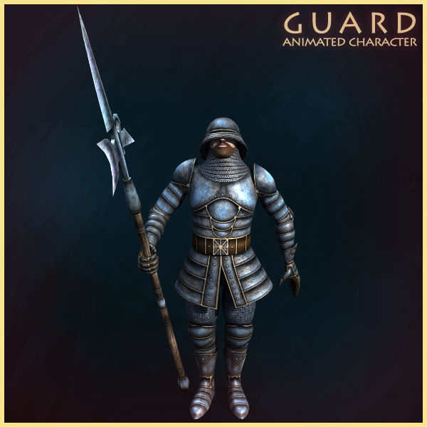 City Guard 3D model_9
