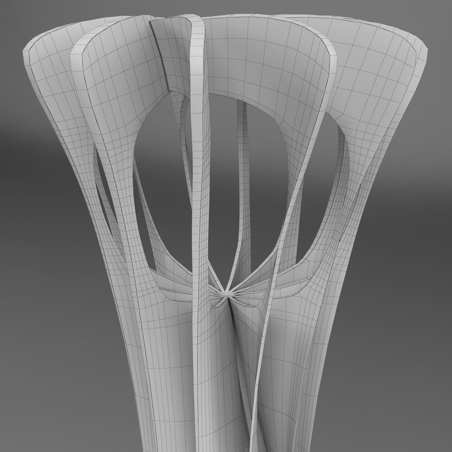 Volleyball World Championship Cup Trophy low poly Low-poly 3D model_12