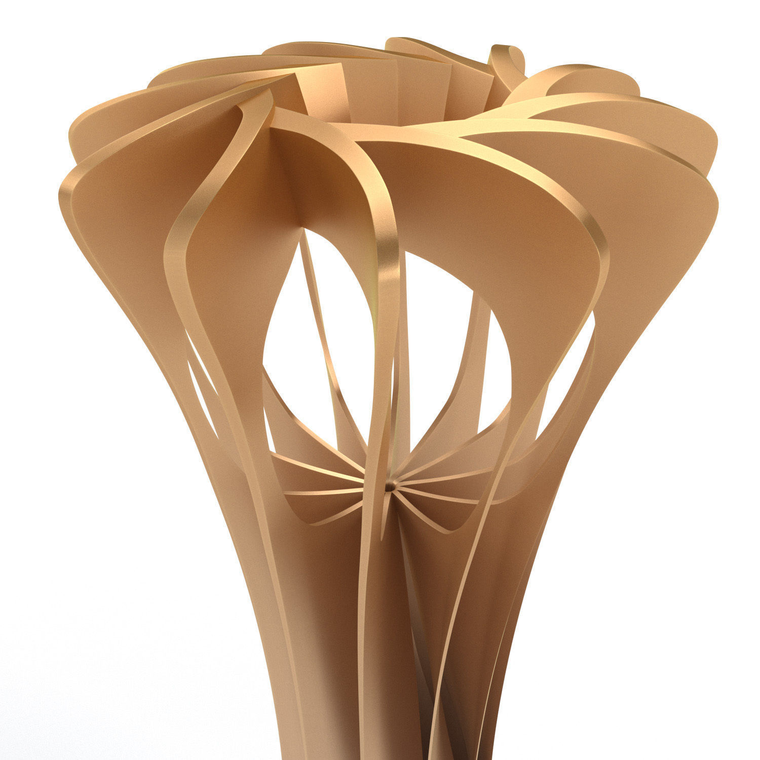 Volleyball World Championship Cup Trophy low poly Low-poly 3D model_5