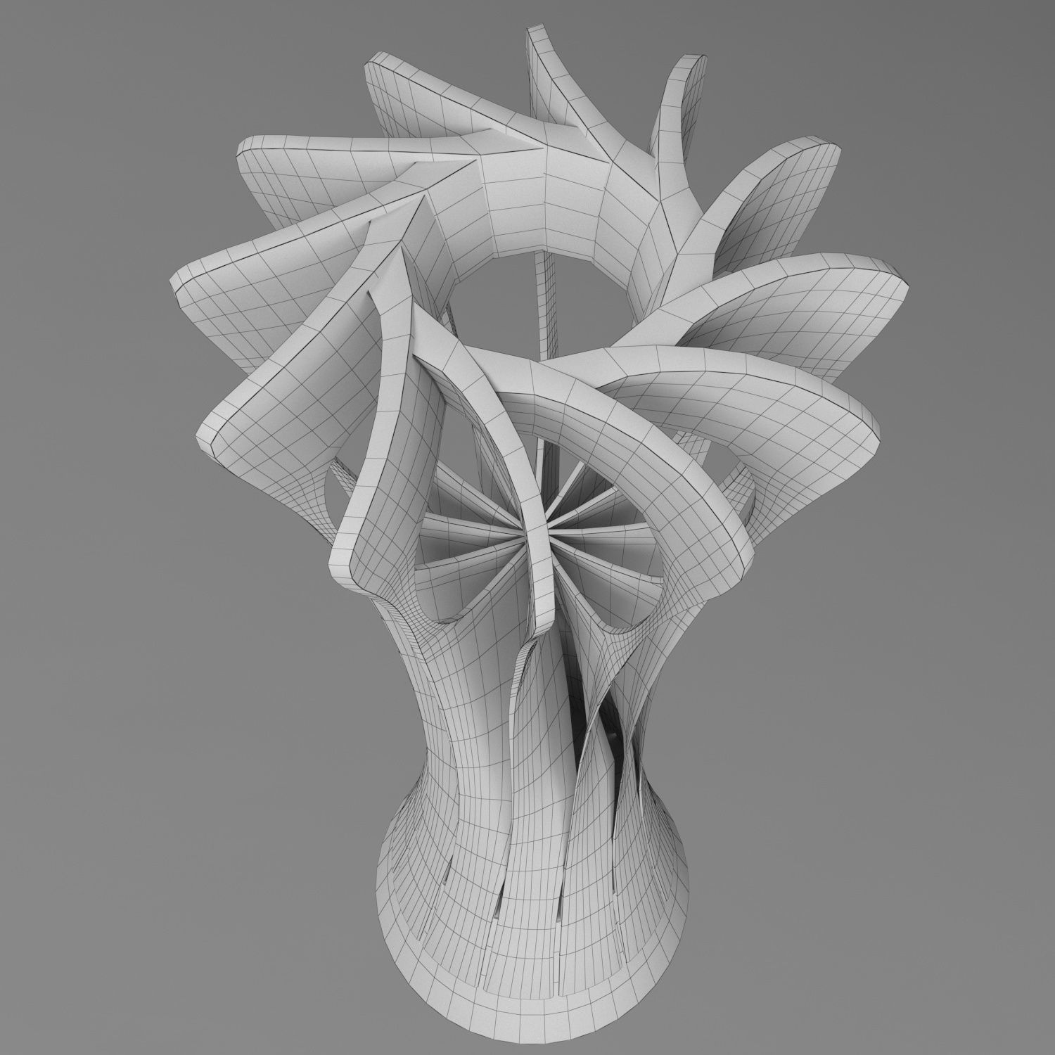 Volleyball World Championship Cup Trophy low poly Low-poly 3D model_13
