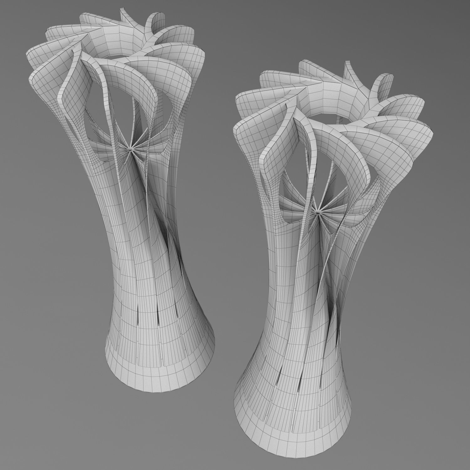 Volleyball World Championship Cup Trophy low poly Low-poly 3D model_10