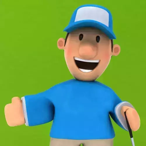Fun Golfer 3D model